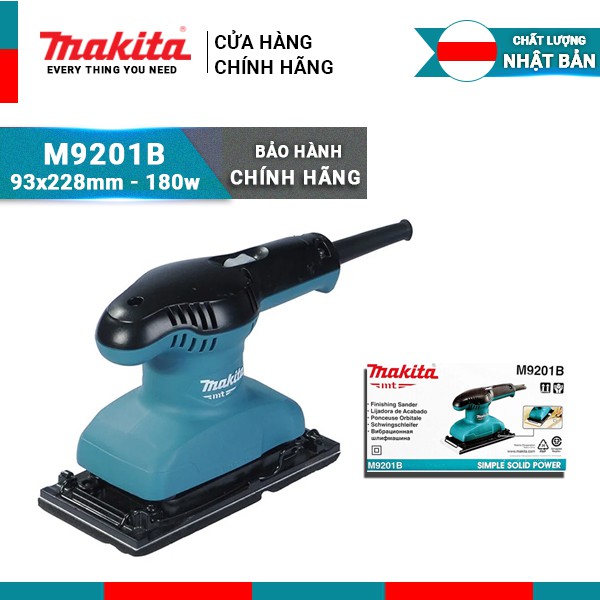 Máy chà nhám rung chữ nhật Makita M9201B (93X185mm - 180W) | Makita chính hãng