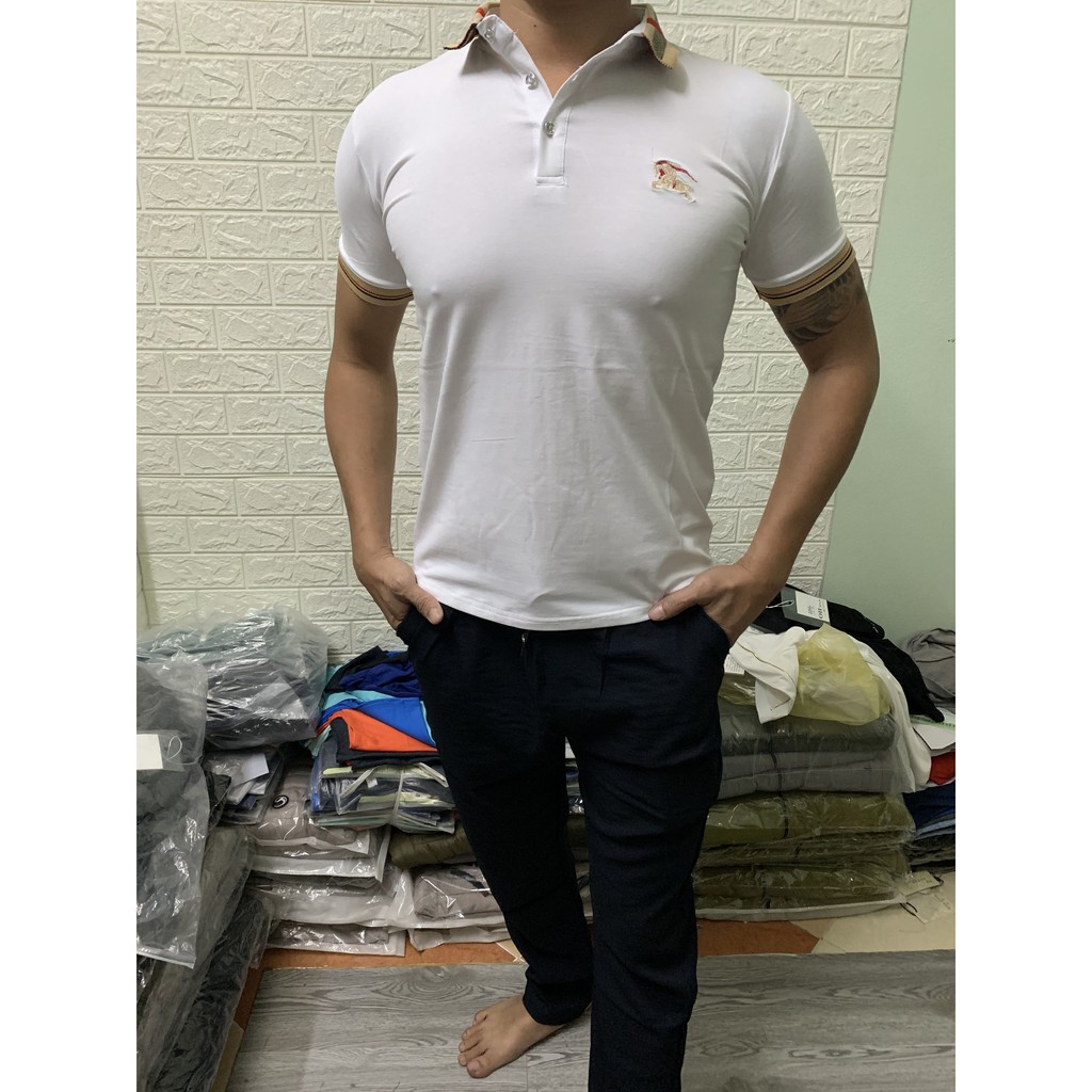 Áo Phông Nam Cổ Bẻ, Áo thun cổ bẻ BR 001 thời trang 2020 siêu hot