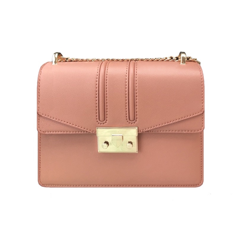 Túi đeo chéo quỳnh búp bê dây xích. hàng nội đại trung chuẩn xịn