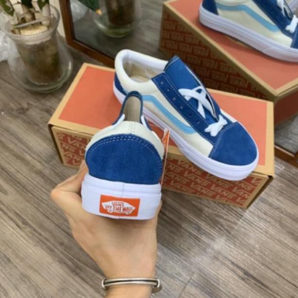 Giầy vans style xanh đậm 1:1 ( full box + free ship ) [a862] ! Sales 11-11 . rẻ HOT ✔ * L : ' , ) ˢ : ' \ "