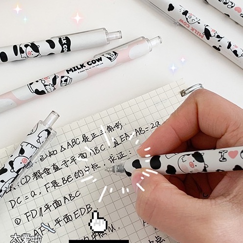 Bộ 6 Bút Máy Bấm Mực Đen Trắng Dòng Sản Phẩm Tốt Cho Học Sinh