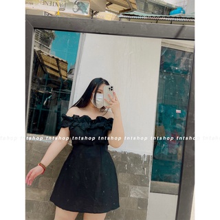 ĐẦM ĐŨI TRỄ VAI FORM A [TNTSHOP BIGSIZE 60KG 90KG]