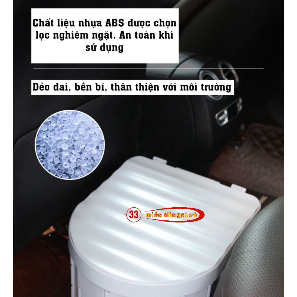 Bồn cầu dã ngoại cắm trại gấp gọn đi vệ sinh cỡ lớn, tiện dụng khi đi du lịch cắm trại, dã ngoại-DCP14