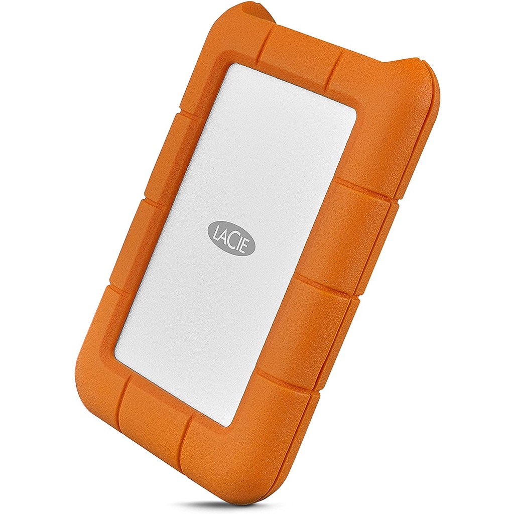 [Mã 55ELSALE2 giảm 5% đơn 3TR] Ổ cứng di động LACIE RUGGED HDD USB-C dành cho mac và windows