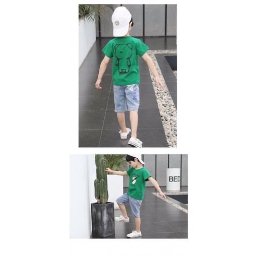 Quần Jeans Lửng/ Ngố Size Đại Cho Bé Trai Hàng Quảng Châu