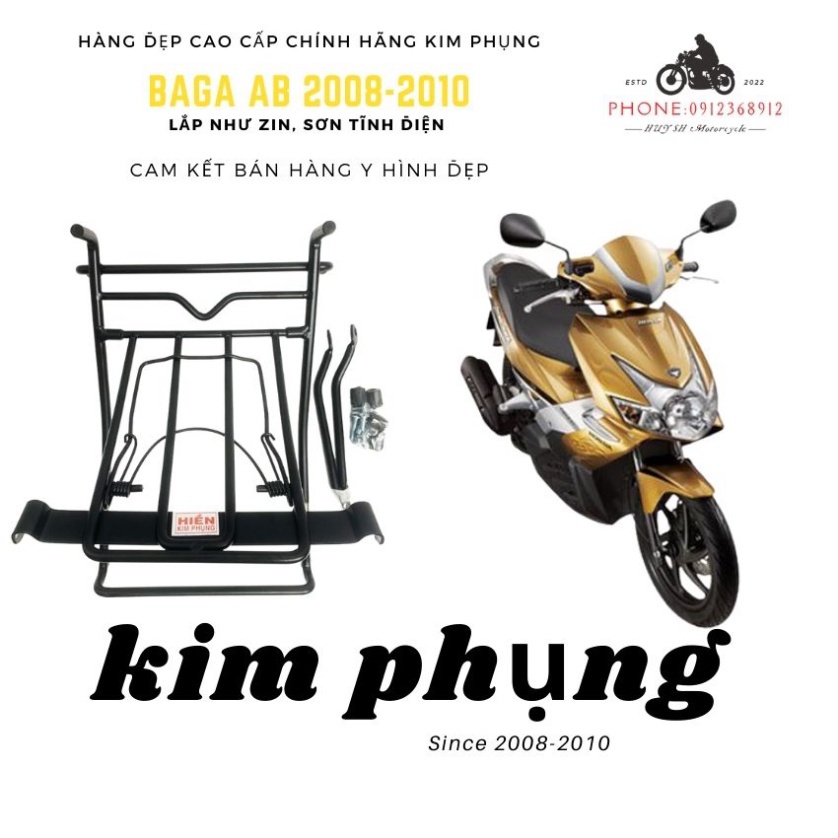 Baga xe AB 2010, ab 2008, ab 2009 Kim Phụng Chính Hãng