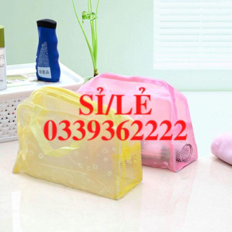 [ HAIANHSHOP ] Túi đựng mỹ phẩm có quai 15*22,5 cm Duashop &gt;