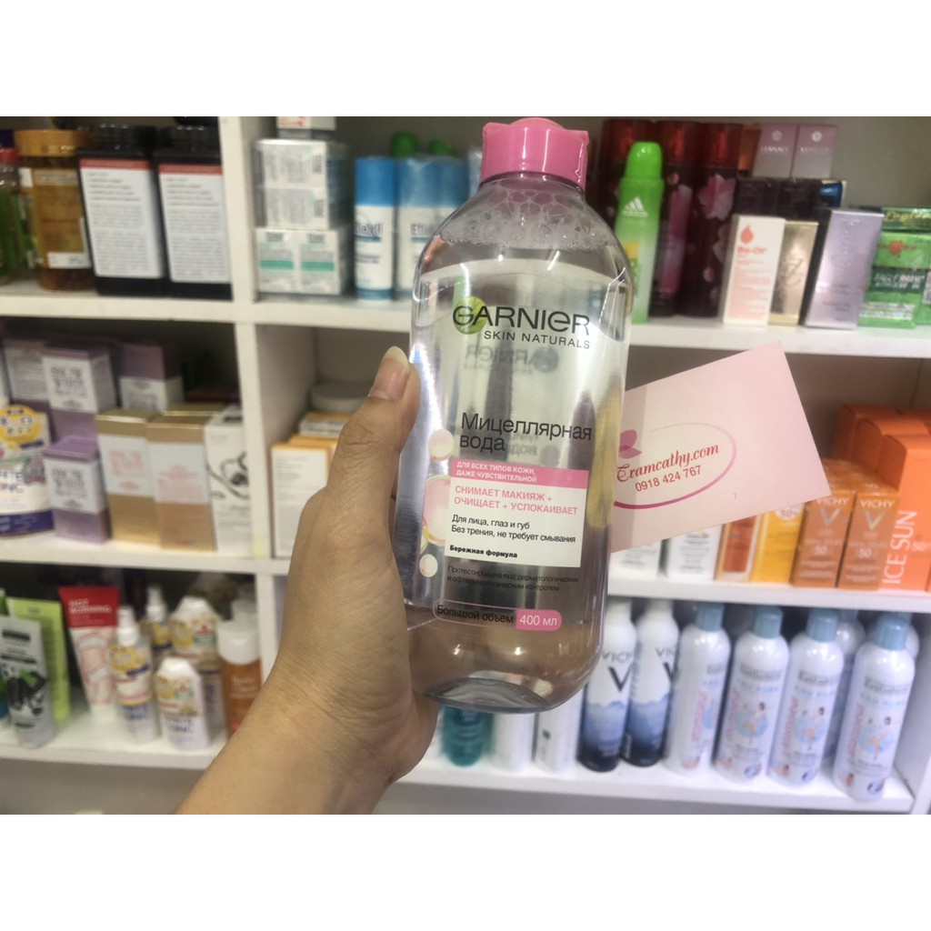 Tẩy trang Garnier Micellar Cleansing Water hàng chính hãng Pháp