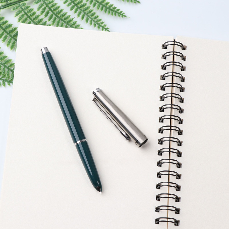 Bút Máy Nắp Inox Màu Đen Hero 329 Chất Lượng