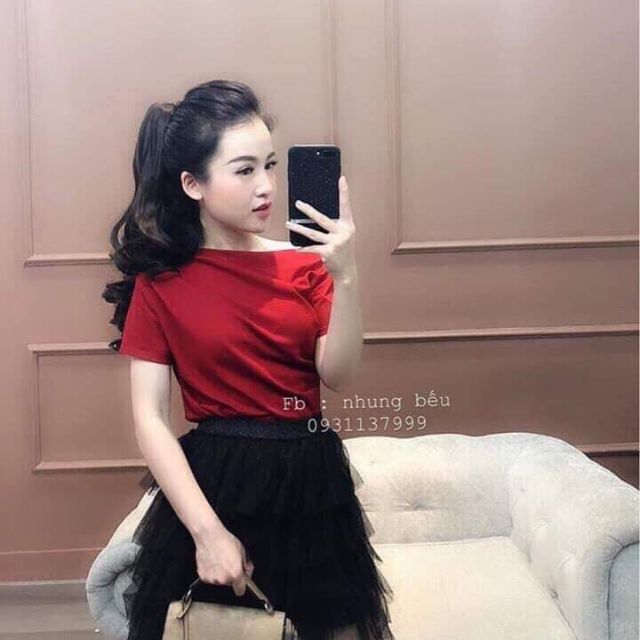 Áo lệch vai
