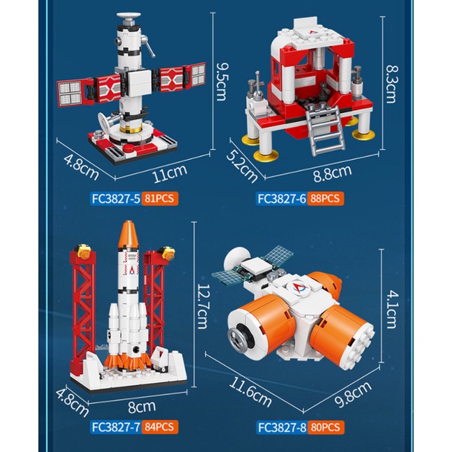 Đồ Chơi Trí Tuệ - Mô Hình Đồ Chơi Láp Ráp LEGO - Tàu Vũ Trụ- Tàu con thoi