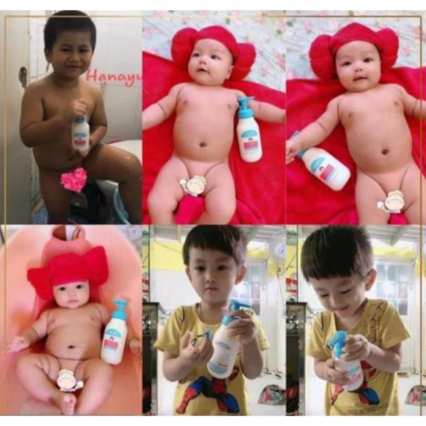 Sữa tắm gội thảo dược quý cho bé Hana Baby top to toe wash Chính Hãng 100%- Hanayuki Asia