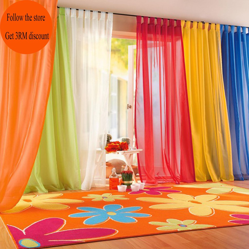 Rèm Cửa Sổ Vải Tuyn 100x200cm