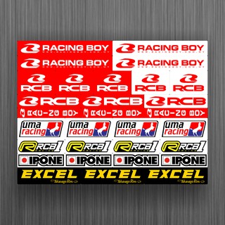 Hình Dán rcb racing sponsor - 30 Hình Dán Lục Địa / uma racing / ipone / excel