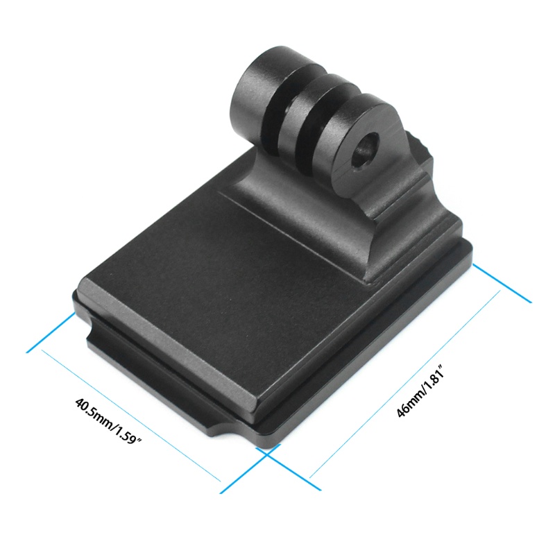 Đế Cố Định Camera Bằng Hợp Kim Nhôm Gắn Nón Bảo Hiểm Cho Hero 9 8 7 6 5