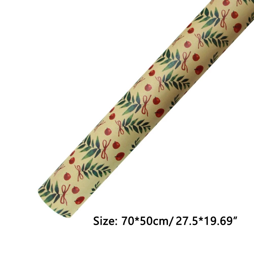 Cuộn Giấy Kraft Gói Quà Giáng Sinh / Sinh Nhật 50 * 70cm