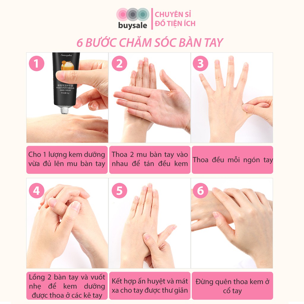 Kem dưỡng da tay bột ngọc trai/ hoa hồng/ mật ong/ bơ hạt mỡ giúp da căng mịn, trắng sáng Images - buysale - BA008 | BigBuy360 - bigbuy360.vn