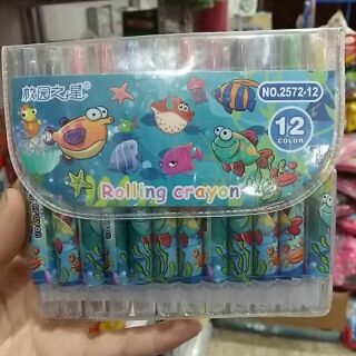 Bút sáp vặn 12 màu