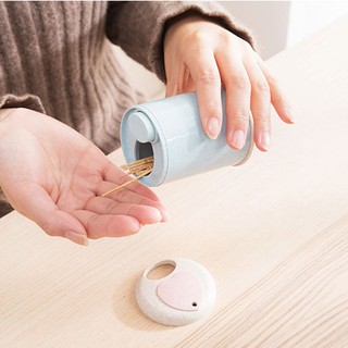HCM - Hủ đựng tăm lúa mì kiểu Hàn Quốc dễ thương