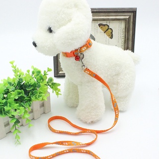 Dây dắt kèm vòng cổ chó mèo 1cm