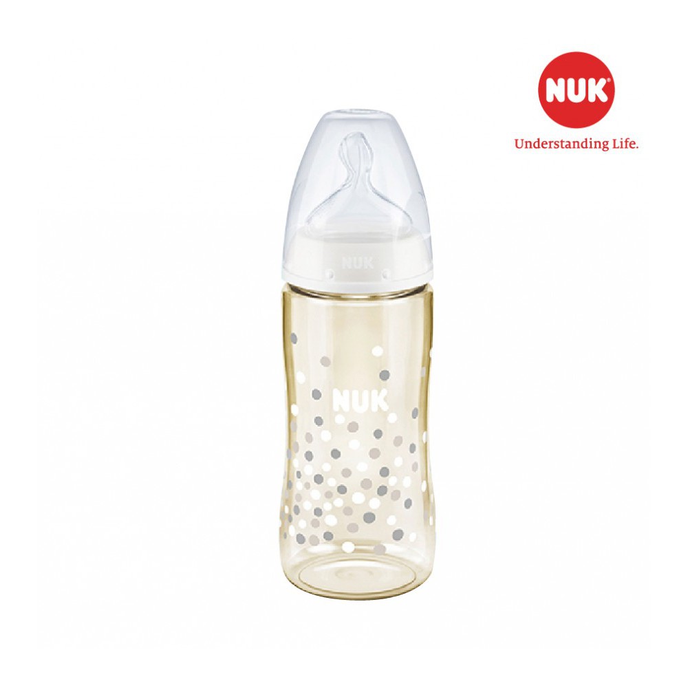 Bình Sữa Cổ Rộng NUK Premium Choice+ Nhựa PPSU 150ML 300ML