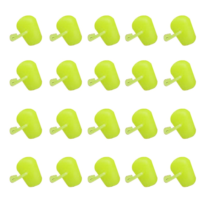 QQ Set 20 / 100 Mồi Câu Cá Giả Hình Hạt Bắp Chất Liệu Mềm Mại Tiện Dụng