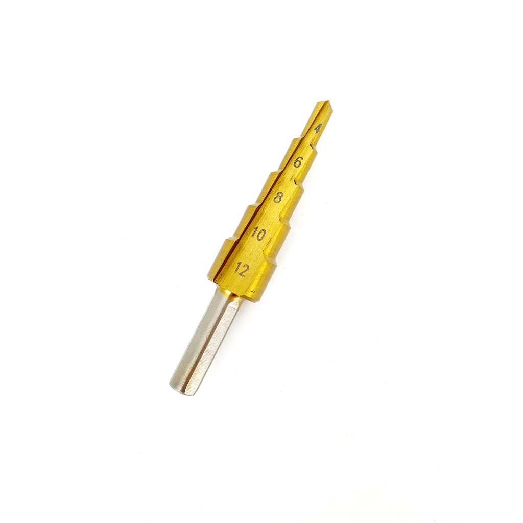 BỘ 3 MŨI KHOAN THÁP THẲNG  ĐƯỜNG KÍNH TỪ 4MM- 32MM
