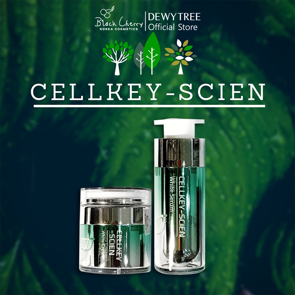 Bộ Dưỡng Trắng Da Tế Bào Gốc Phục Hồi Trẻ Hoá Da Và Chống Lão Hoá Cellkey-Scien Repair System White Set 30ml