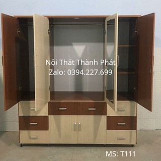Tủ quần áo nhựa đài loan freeship
