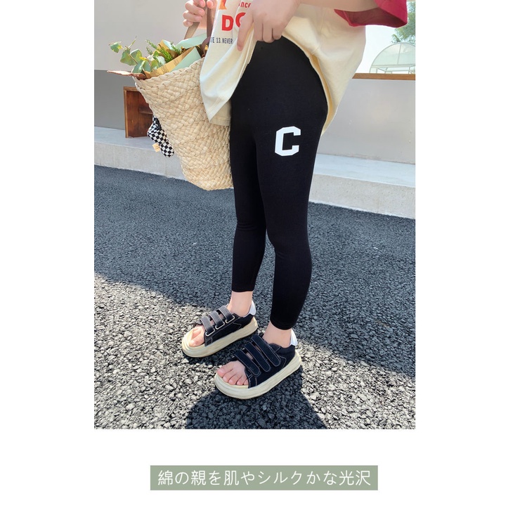 [Vận Chuyển Nhanh] Quần Legging Ôm Dáng Mỏng Thoải Mái Hợp Thời Trang Mùa Hè Phong Cách Phương Tây Cho Bé Gái