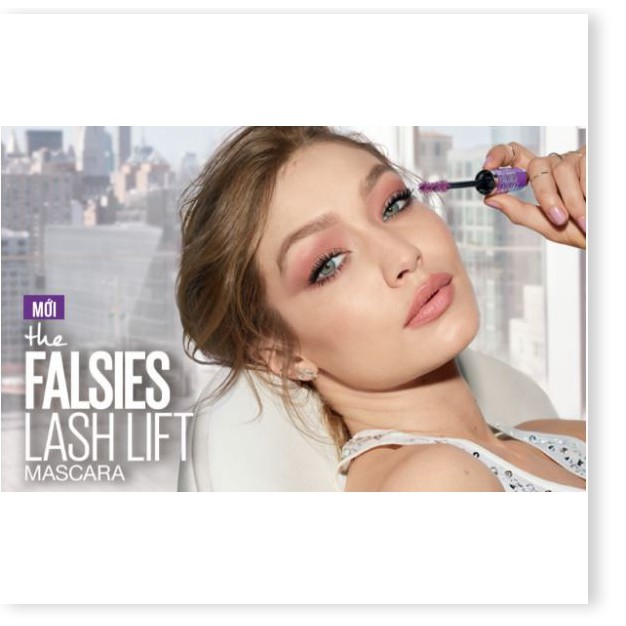 [Mã giảm giá] Mascara Uốn Mi, Làm Dài Và Dày Mi Tức Thì Maybelline The Falsies Lash Lift Waterproof - Very Black 8.6ml