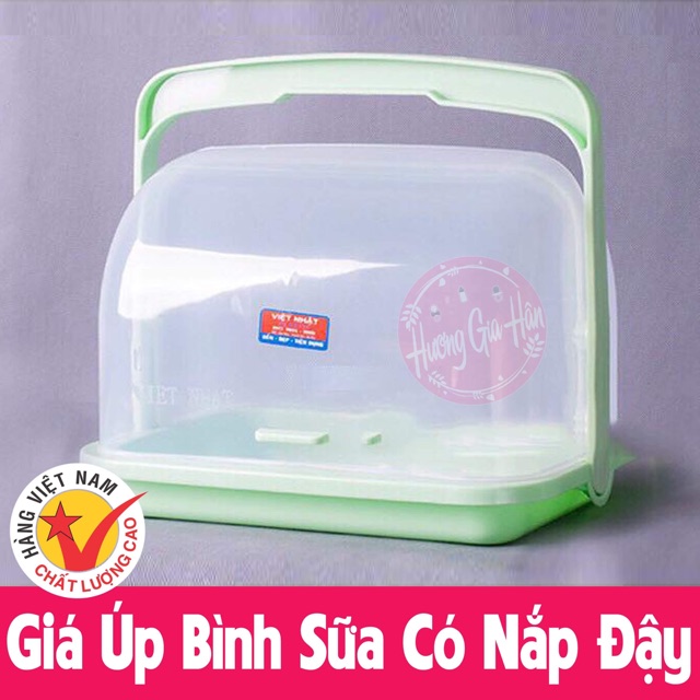 Giá Úp Bình Sữa, Ly, Cốc có nắp đậy đảm bảo Việt Nhật - Made in Việt Nam chất