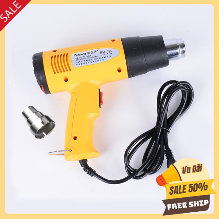 Máy thổi hơi nóng, máy khò nhiệt cầm tay 1800W
