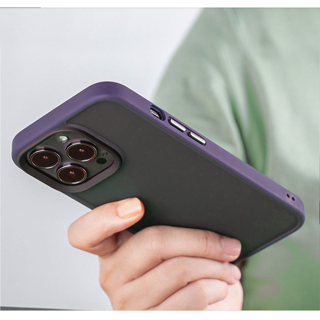 ỐP CHỐNG SỐC NHÁM MỜ iPhone 14/ 14 Plus/ 14 Pro/ 14 Pro Max / 13/ 13 Pro/ 13 Pro Max hiệu Likgus