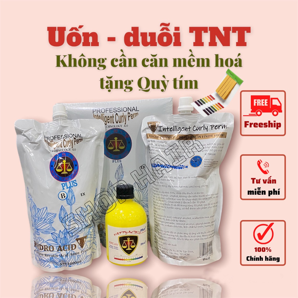 Thuốc uốn tóc Hydro Acid, thuốc uốn tóc TNT thông minh không quan tâm mềm hóa chính hãng công ty TNT - PRM VIETNAM