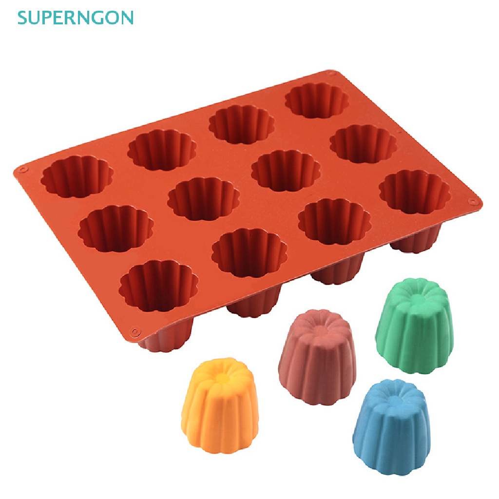 Khuôn Silicone 12 Ngăn Chuyên Dụng Cho Làm Bánh