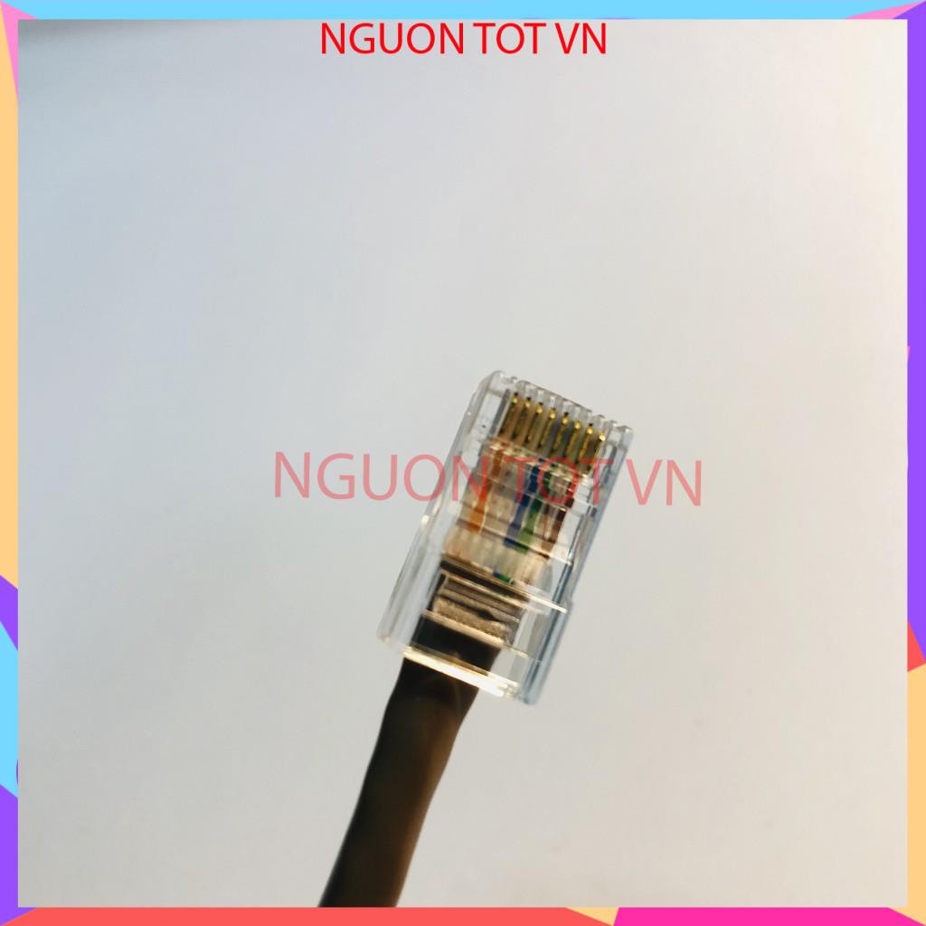Hạt mạng RJ45 dùng cho dây mạng 4/8 sợi bán lẻ theo cái, loại Xịn.