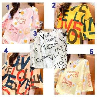 [ẢNH THẬT] Áo Thun Giấu Quần Nữ Áo Thun Oversize Thời Trang Nữ Đi Chơi Đi Biển Du Lịch Họa Tiết Chất Đẹp Mềm Mịn Hè Thu