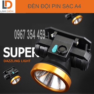 Đèn pin siêu sáng cầm tay sử dụng pin rời AA tâng kèm dây móc treo 210 - đèn đội a4