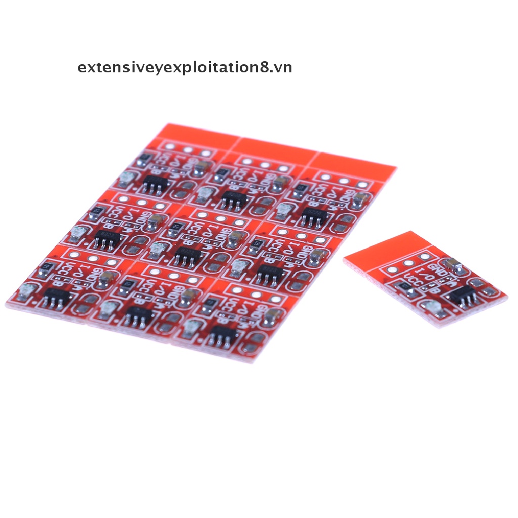 【extensive】 10Pcs TTP223 Capacitive Touch Switch Button Self-Lock Module 【vn】
