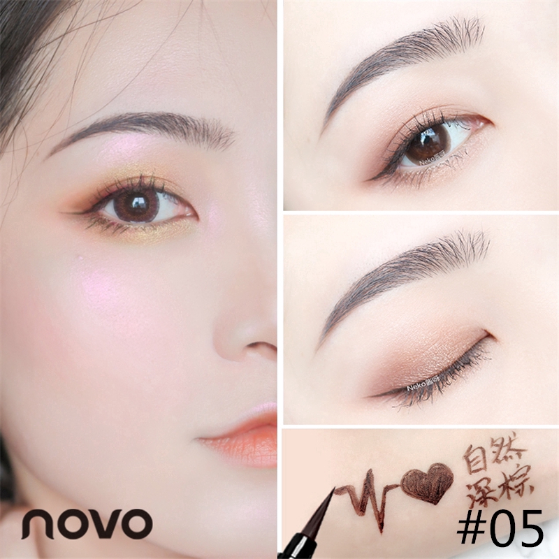 COD+Bút kẻ mắt NOVO 6 màu chống nhòe nhanh khô siêu mượt | BigBuy360 - bigbuy360.vn