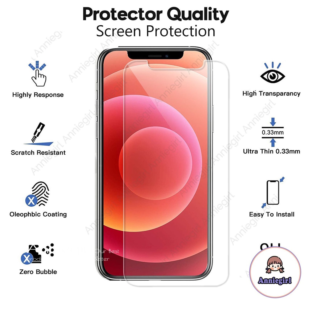 500D Kính Cường Lực Bảo Vệ Màn Hình Cho điện Thoại 12 11 Pro Max X Xs Max XR 8 7 Plus SE