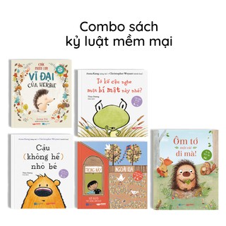 Sách - Combo 5 Cuốn Kỷ Luật Mềm Mại - Sách cho bé từ 3 tuổi - Crabit Kidbooks