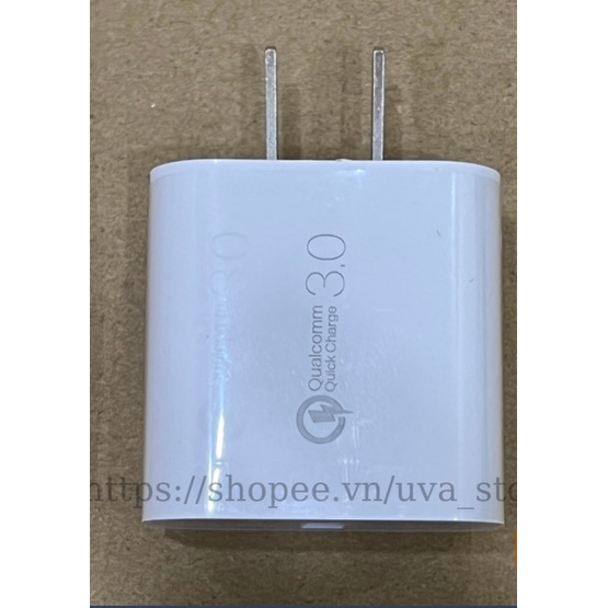 Củ sạc nhanh Real 18W Quick Charge 3.0 cổng USB chất lượng cao bền bỉ an toàn