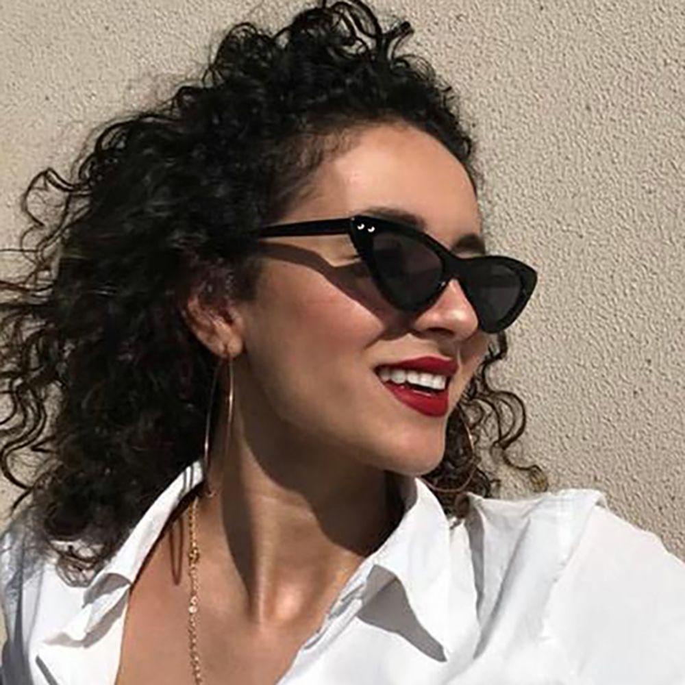 Kính Mát Gọng Nhỏ Chống Tia UV400 Họa Tiết Da Báo Thời Trang Âu Mỹ Cho Nữ