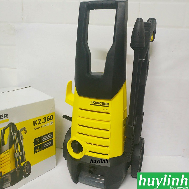 Máy phun xịt rửa xe Karcher K2 360- Tặng 1 lít dung dịch Karcher