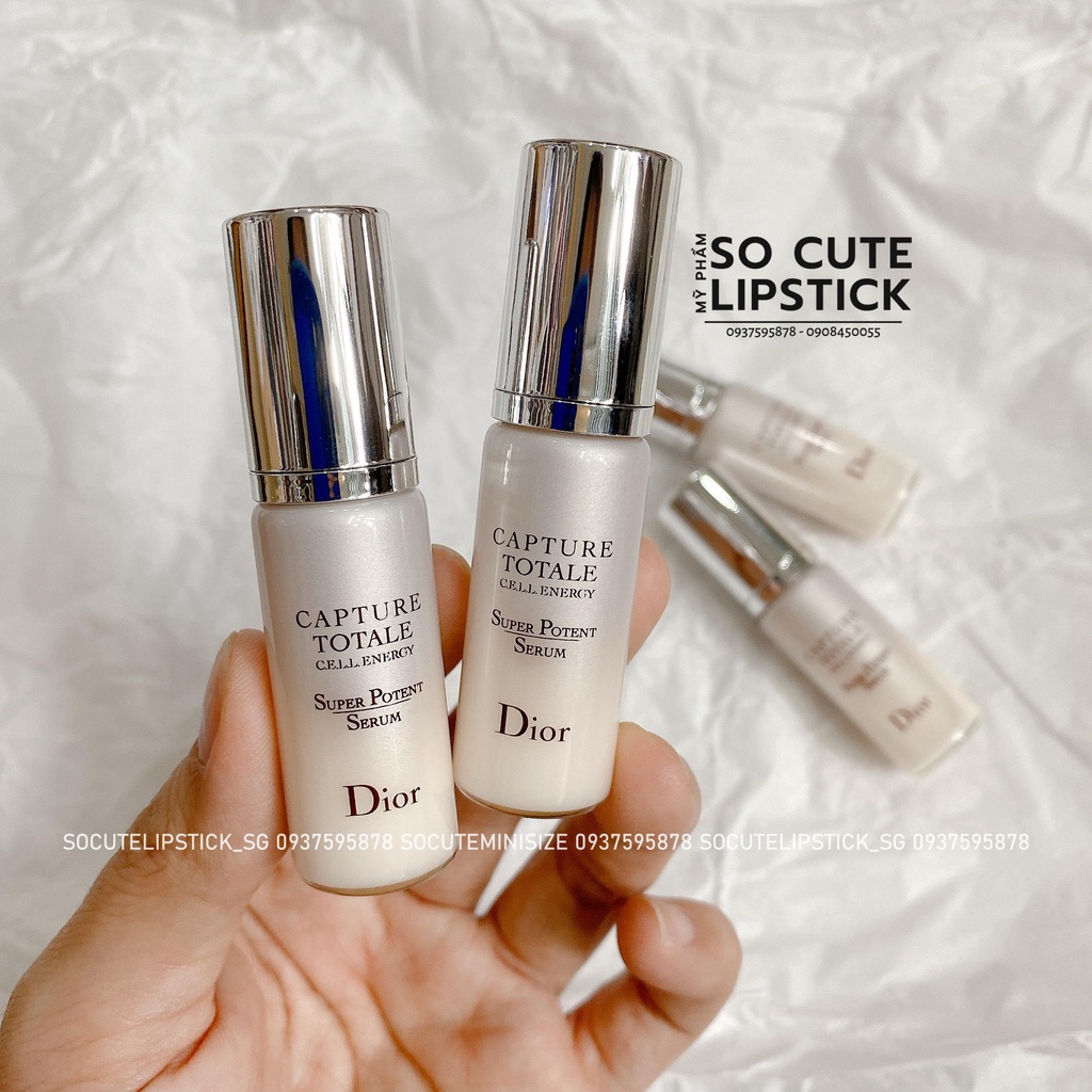Tinh chất Diior Capture Totale Cell Energy Super Potent tế bào gốc trẻ hoá da 5ml