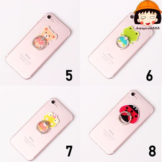 Iring Giá Đỡ Điện Thoại Chiếc Nhẫn Hình Thú Nhồi Bông Siêu Đáng Yêu Bám Chắc Lắm Luôn!