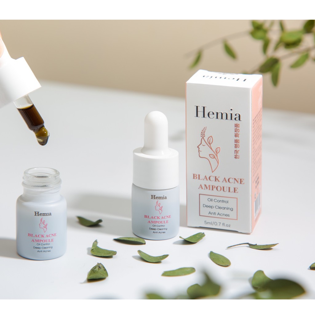 Super sales-Detox mụn hoa sâm HEMIA cho da mụn bọc, mụn mủ, mụn trứng cá, mụn ẩn nhập khẩu Hàn Quốc 100%