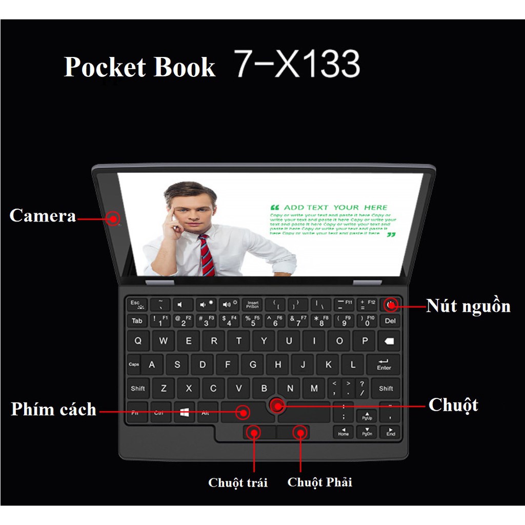 Mini Laptop Pocket Book 7 | BigBuy360 - bigbuy360.vn